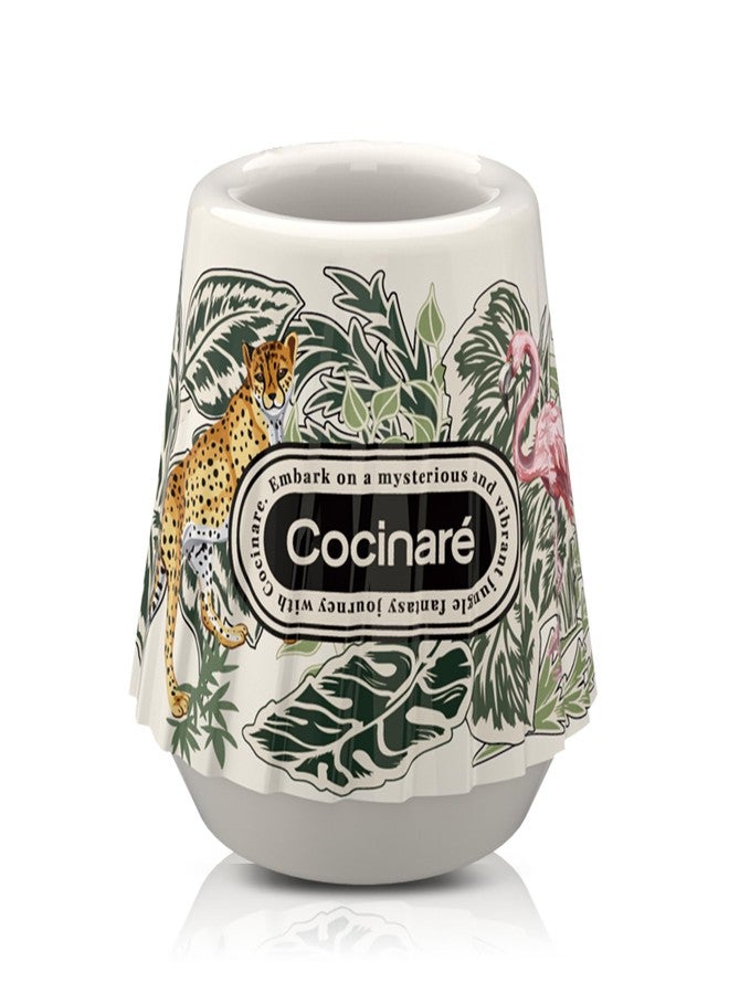 الكوكيناري كوب إسبريسو سيراميك من كوكيناري كيس كاب - كوب ديميتاس سعة 2.2 أونصة للإسبريسو والقهوة المقطرة والشاي، من مجموعة جانغل متغيرة الألوان - Image 1